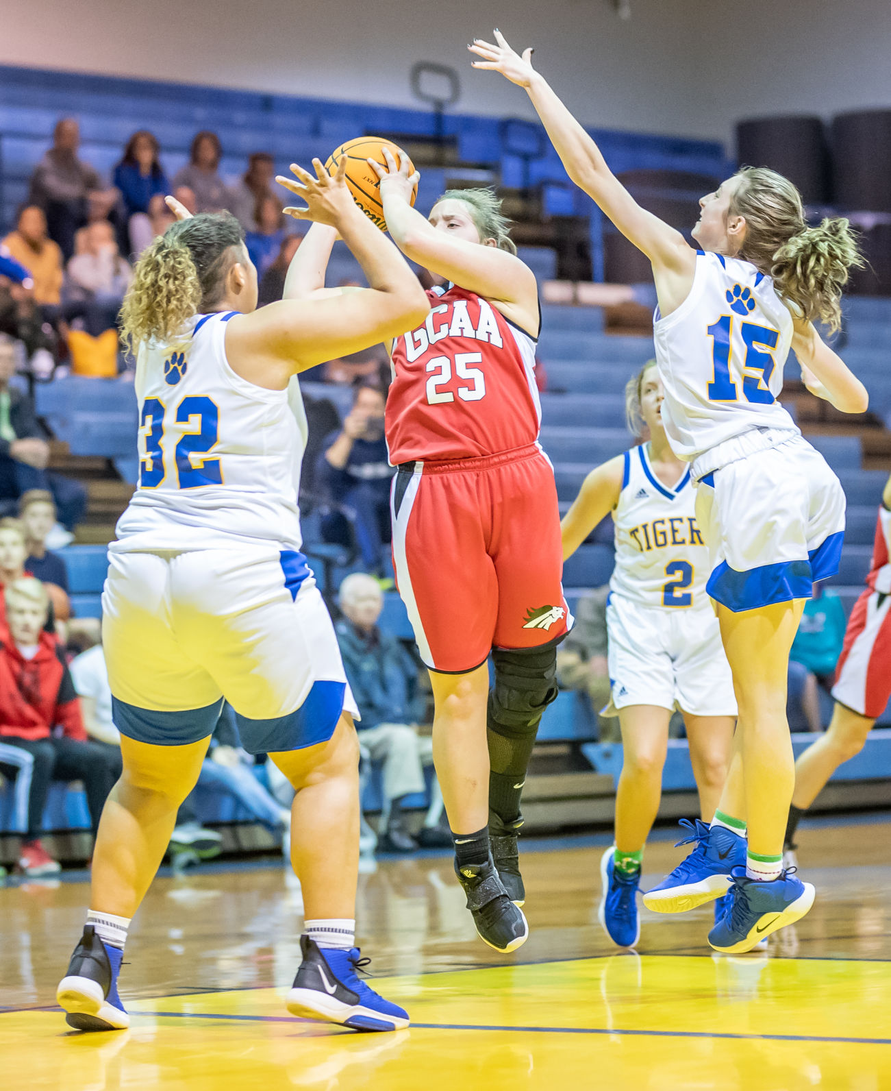 Friday night basketball action